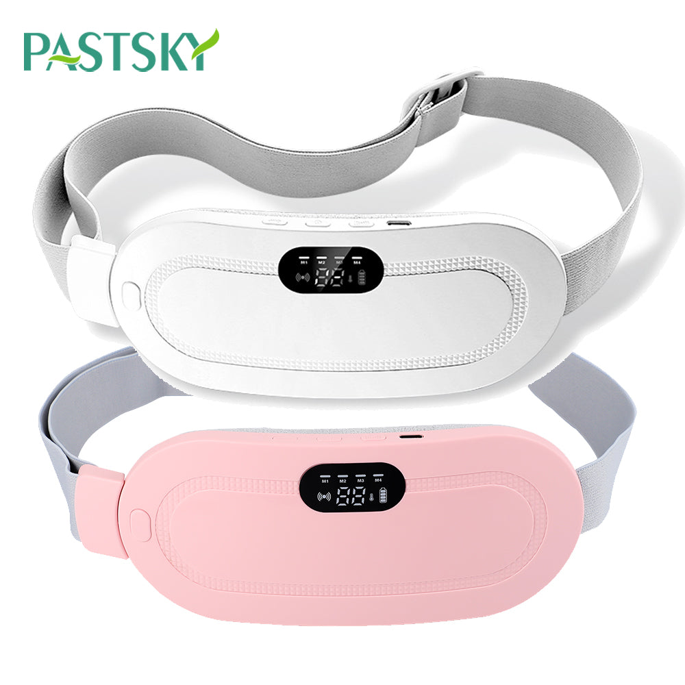 Electric Period Cramp Massager Vibrating Heating Belt