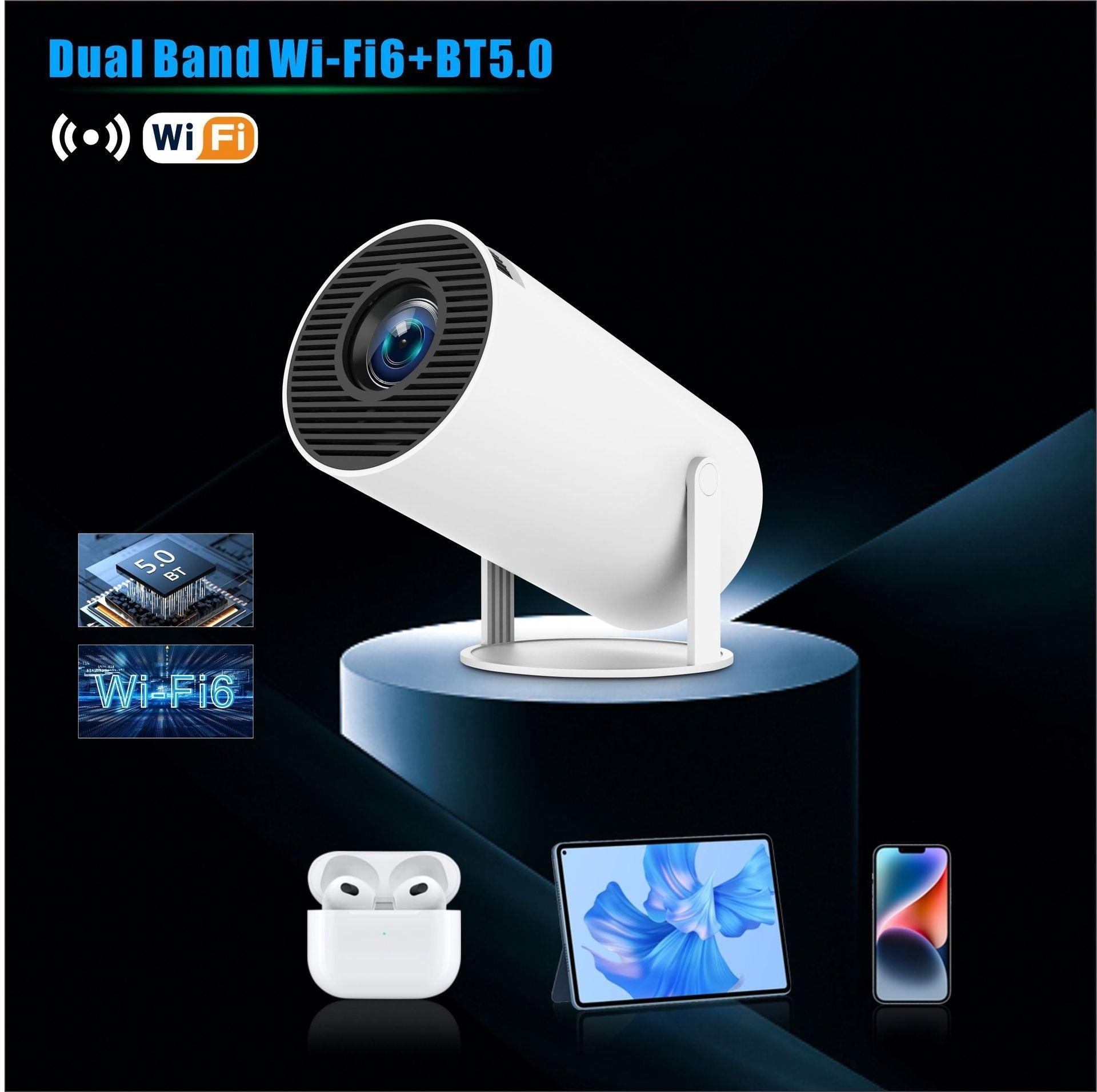 HY300 Home Theater Portable Small Projector