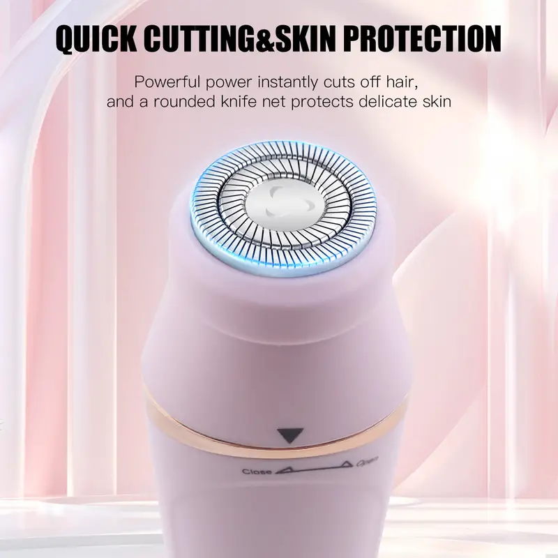 7-in-1 Rechargeable Electric Epilator for Women – Ultimate Hair Removal Kit with Facial Shaver