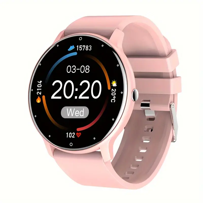 Smartwatch for Women with 1.28” Full Touch Screen, 100+ Sports Modes, and Fitness Tracking