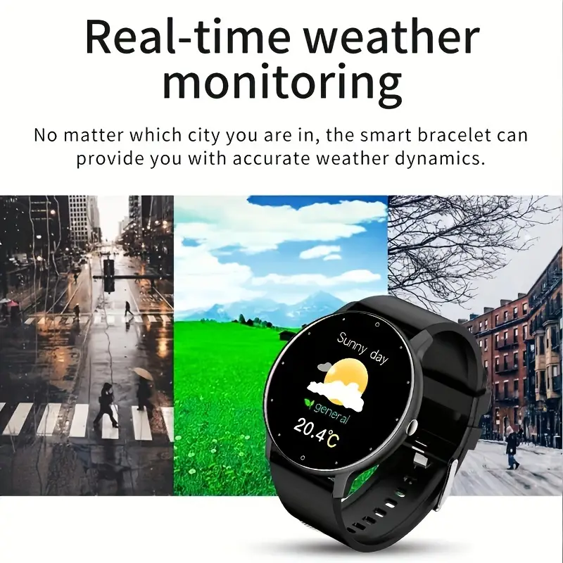 Smartwatch for Women with 1.28” Full Touch Screen, 100+ Sports Modes, and Fitness Tracking